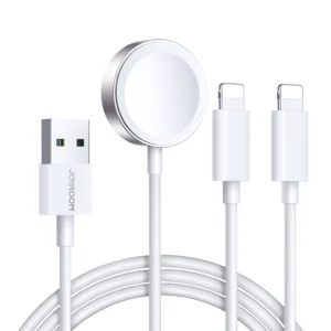 Joyroom S-IW007 3-in-1 cable USB-A magnetic charger - Lightning 1.2m - whiteeng