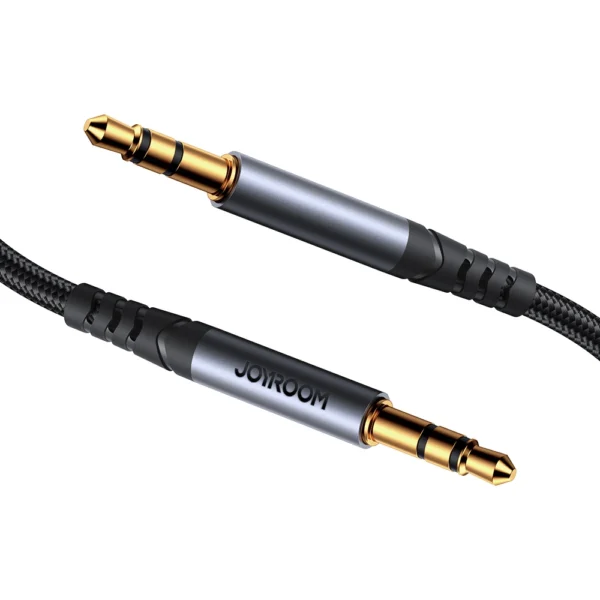 Joyroom stereo audio cable AUX 3.5 mm mini jack 1.2m black (SY-A08)eng