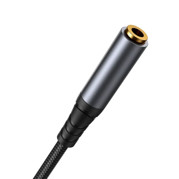 Joyroom stereo audio cable AUX 3.5 mm mini jack (male) - mini jack (female) 1.2 m black (SY-A09)eng