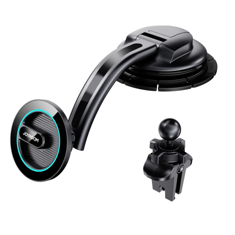 Joyroom magnetic car phone holder for cockpit, dashboard black (JR-ZS366)eng