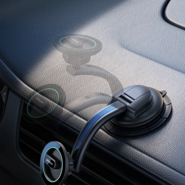 Joyroom magnetic car phone holder for cockpit, dashboard black (JR-ZS366)eng