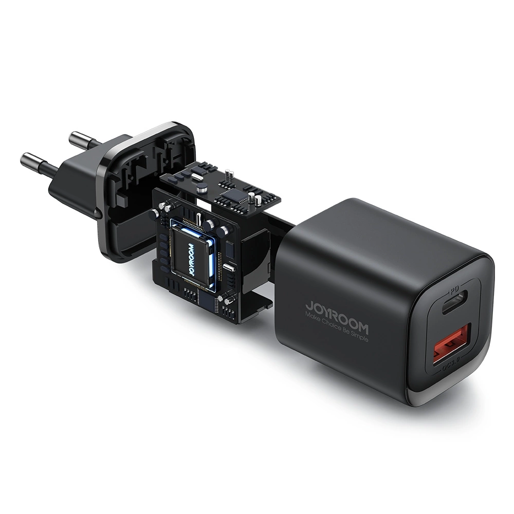 Joyroom JR-TCF08EU Speed ​​Series 30W PD/QC/AFC/FCP fast wall charger - blackeng