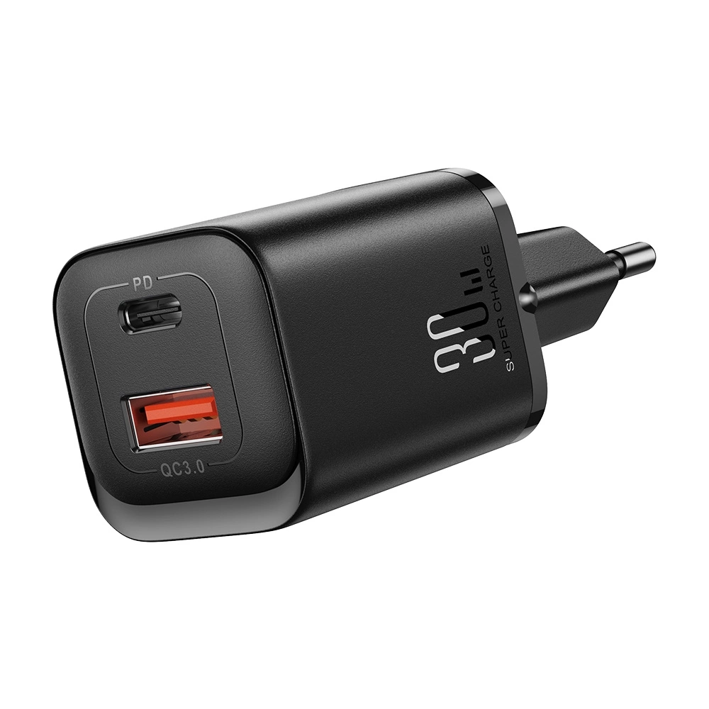 Joyroom JR-TCF08EU Speed ​​Series 30W PD/QC/AFC/FCP fast wall charger - blackeng