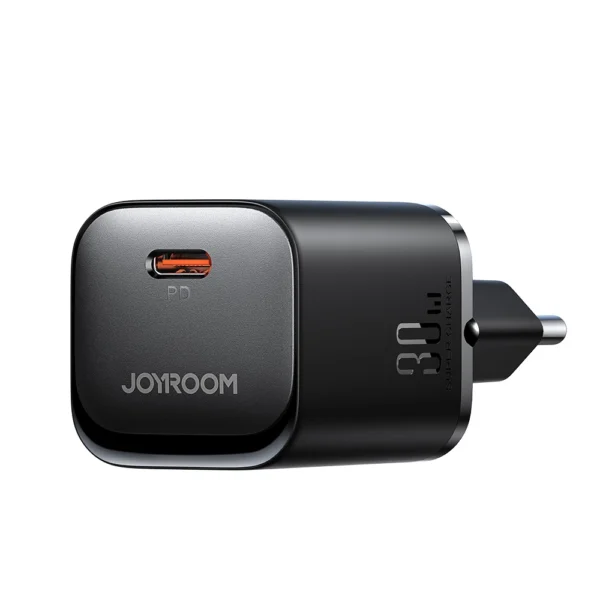 Joyroom JR-TCF07EU Speed ​​Series 30W USB-C PD/QC/AFC/FCP wall charger - blackeng