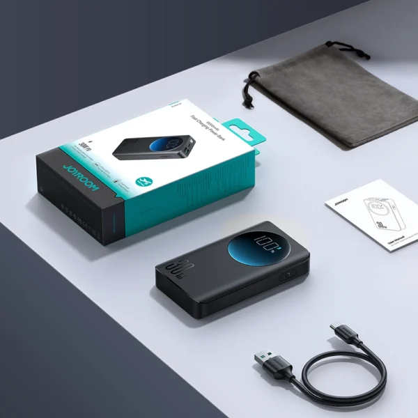 Joyroom powerbank 10000mAh 30W black (JR-PBF01)eng