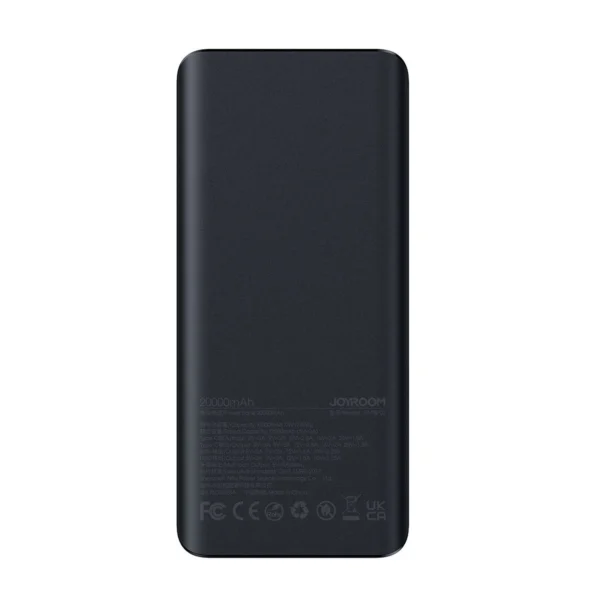 Joyroom JR-PBF03 30W 30000mAh powerbank + USB-A - USB-C cable 0.25m - blackeng