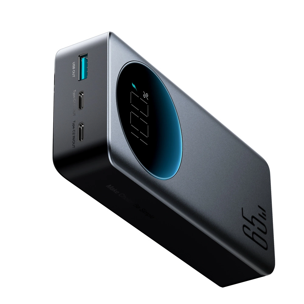Joyroom 30000mAh 65W power bank with digital display (JR-PBF05) - blackeng