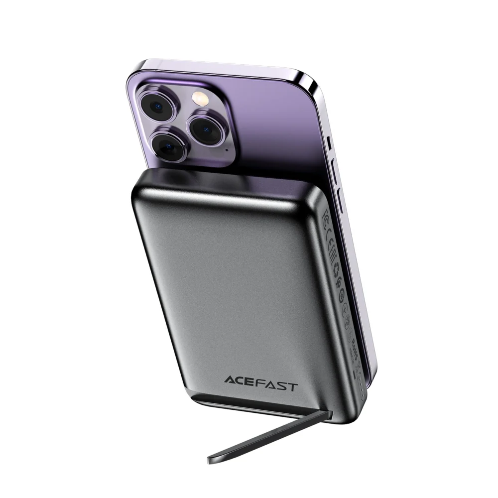 Acefast M6 PD 20W 10000mAh Inductive Powerbank + Cable - Blackeng