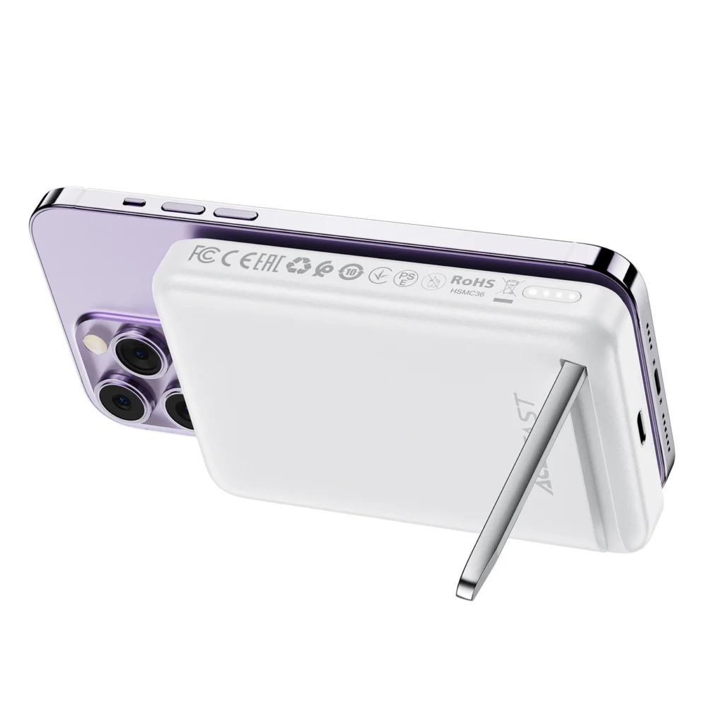 Acefast M6 PD 20W 10000mAh Inductive Powerbank + Cable - Whiteeng