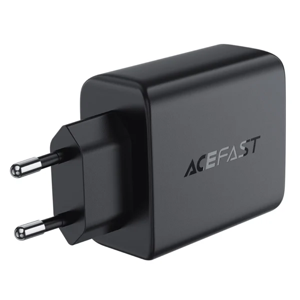 Acefast A61 PD 45W GaN charger 2 x USB-C + 2 x USB-A with 4 ports - blackeng