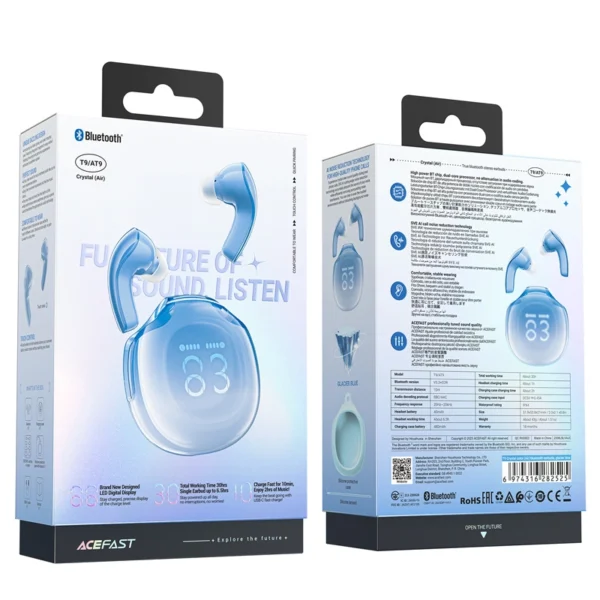 Acefast T9 Bluetooth 5.3 in-ear wireless headphones - blueeng