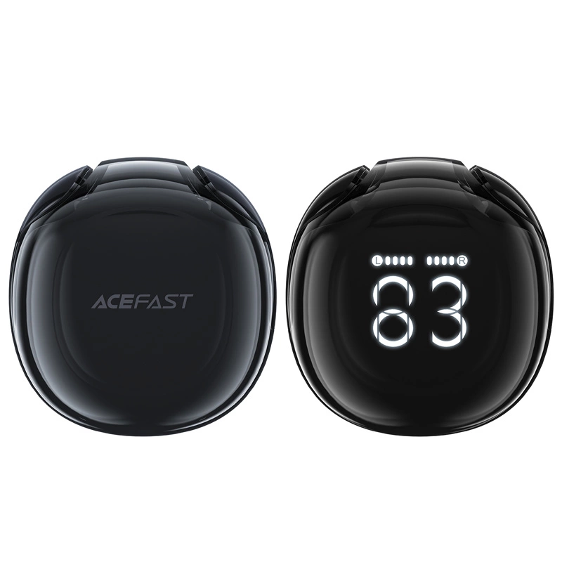 Acefast T9 Bluetooth 5.3 in-ear wireless headphones with display - blackeng
