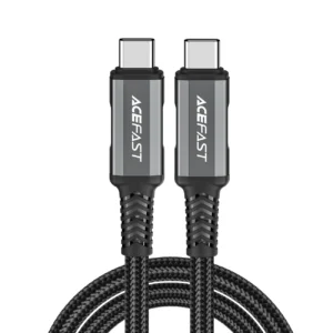 Acefast C1-09 USB-C / USB-C USB4 PD3.1 cable 5A 1m - gray-blackeng