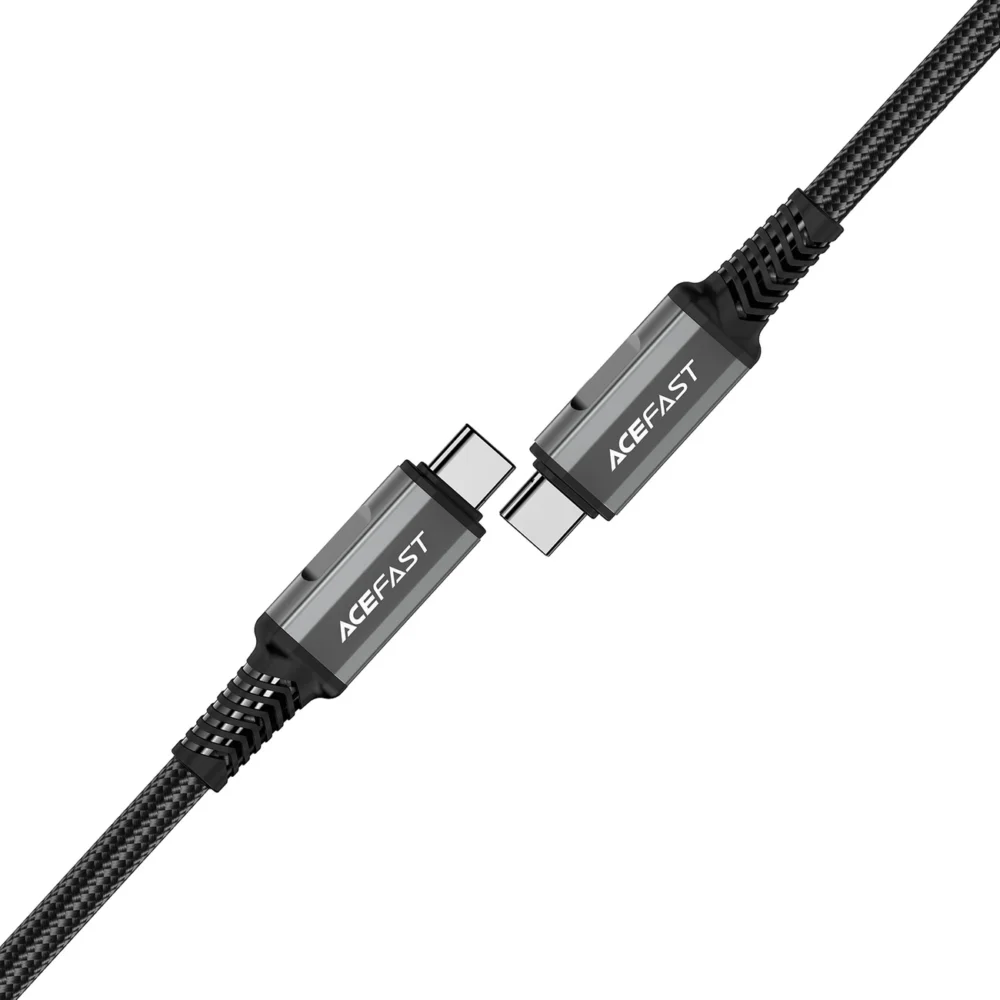 Acefast C1-09 USB-C / USB-C USB4 PD3.1 cable 5A 1m - gray-blackeng