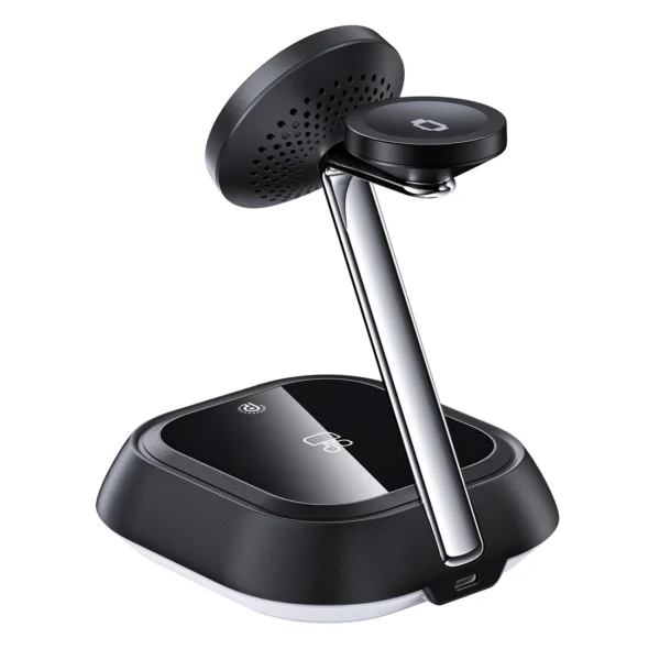 3in1 Acefast E16 15W inductive charging station for phone / headphones / watch - blackeng