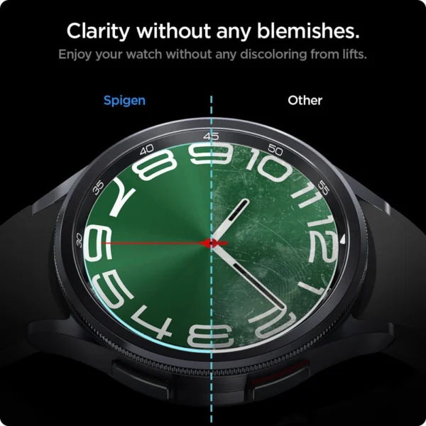 Spigen Glas.tR EZ Fit tempered glass for Samsung Galaxy Watch 6 Classic (47 mm) - 2 pcs.eng