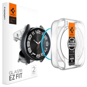 Spigen Glas.tR EZ Fit tempered glass for Samsung Galaxy Watch 6 Classic (43 mm) - 2 pcs.eng