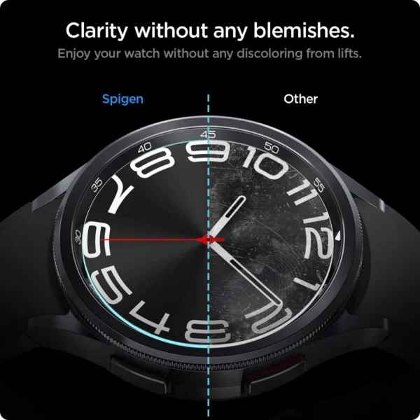Spigen Glas.tR EZ Fit tempered glass for Samsung Galaxy Watch 6 Classic (43 mm) - 2 pcs.eng
