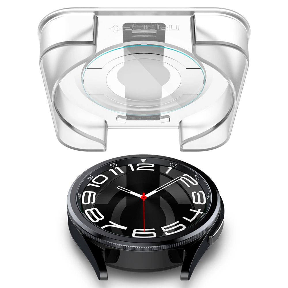 Spigen Glas.tR EZ Fit tempered glass for Samsung Galaxy Watch 6 Classic (43 mm) - 2 pcs.eng