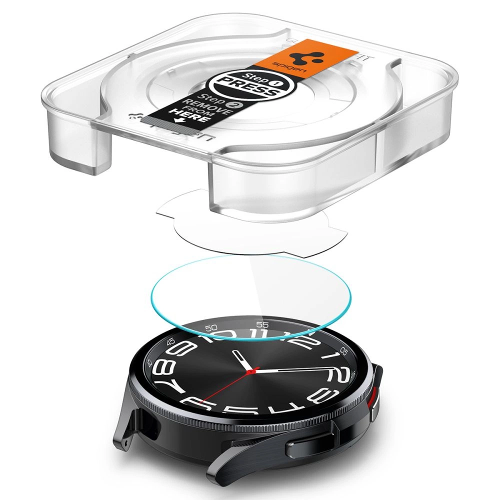 Spigen Glas.tR EZ Fit tempered glass for Samsung Galaxy Watch 6 Classic (43 mm) - 2 pcs.eng