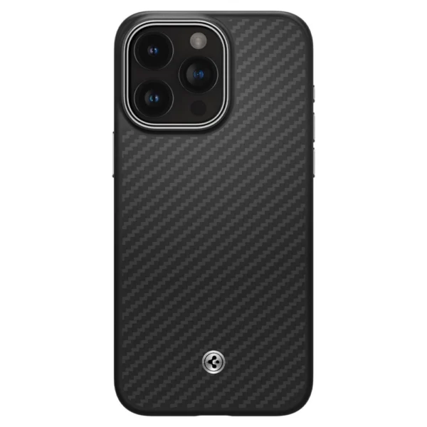 Spigen Enzo Aramid Mag Case with MagSafe for iPhone 15 Pro - Matte Blackeng