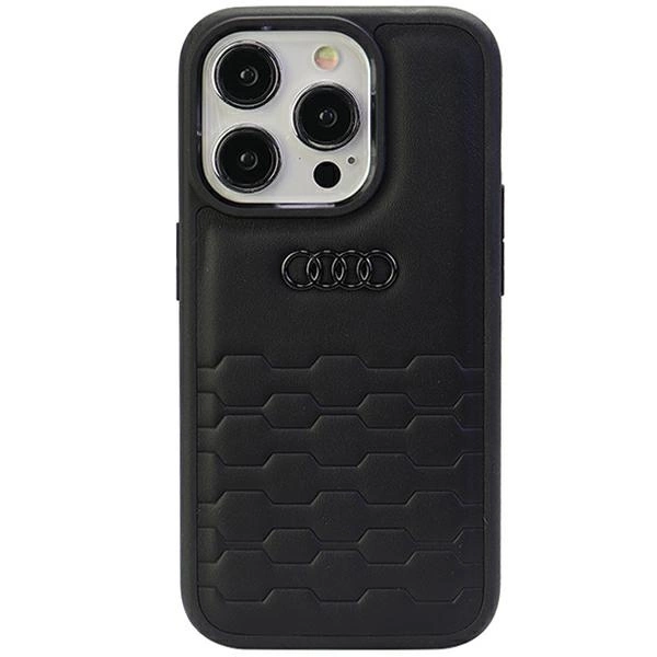 Audi GT Synthetic Leather case for iPhone 15 Pro - blackeng