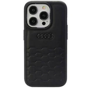 Audi GT Synthetic Leather case for iPhone 15 Pro Max - blackeng