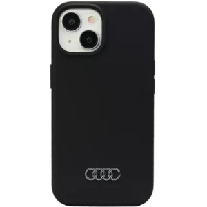 Audi Silicone Case for iPhone 15 Plus - blackeng