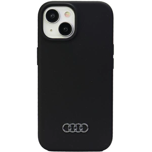 Audi Silicone Case for iPhone 15 Plus - blackeng