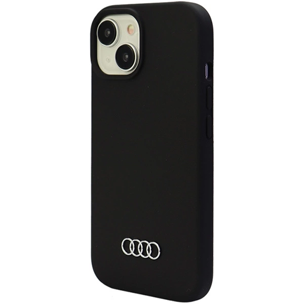 Audi Silicone Case for iPhone 15 Plus - blackeng