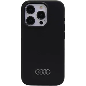 Audi Silicone Case for iPhone 15 Pro - blackeng