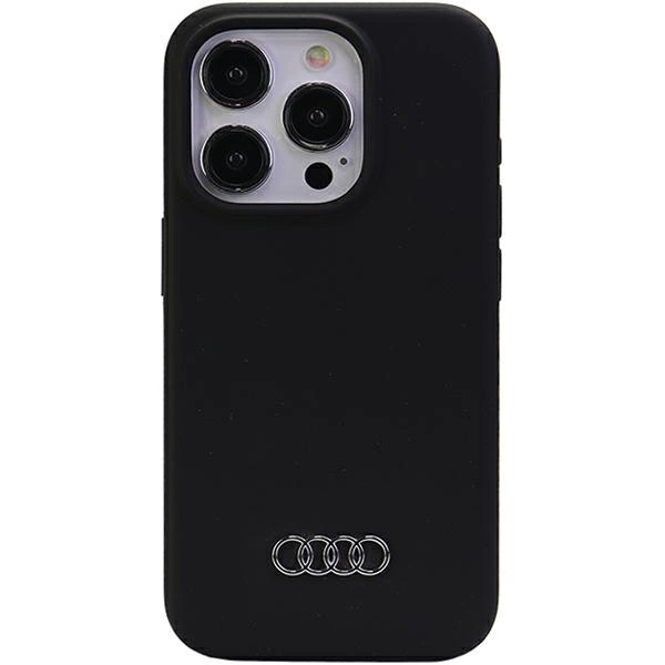 Audi Silicone Case for iPhone 15 Pro - blackeng