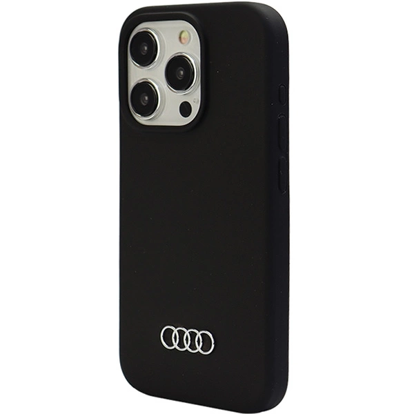 Audi Silicone Case for iPhone 15 Pro - blackeng