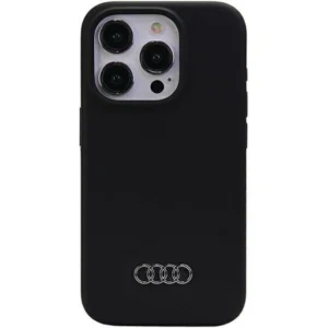 Audi Silicone Case for iPhone 15 Pro Max - blackeng