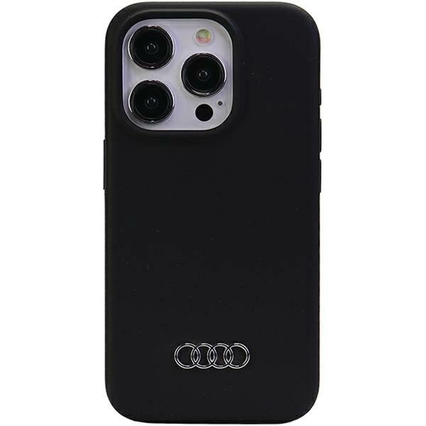 Audi Silicone Case for iPhone 15 Pro Max - blackeng