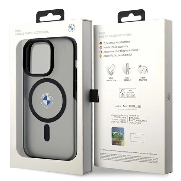 BMW IML Signature MagSafe Case for iPhone 15 Pro - Blackeng
