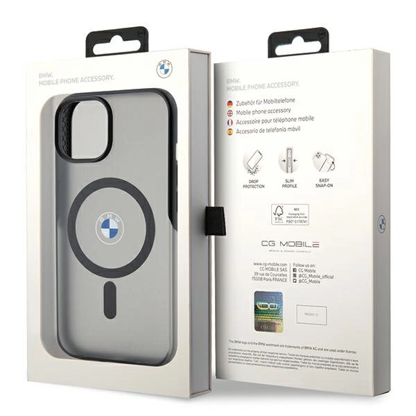 BMW IML Signature MagSafe iPhone 15 Case - Blackeng
