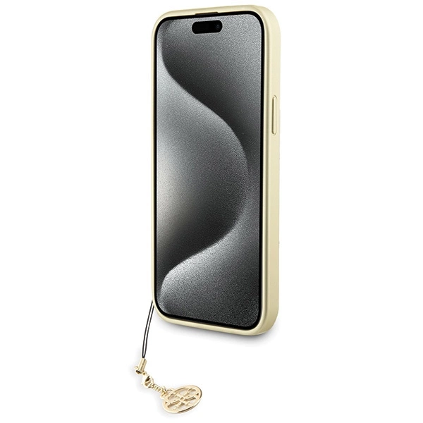 Guess 4G Charms Collection case for iPhone 15 Plus - grayeng