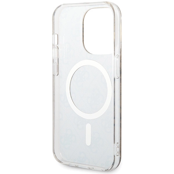 Guess IML 4G MagSafe case for iPhone 15 Pro - browneng
