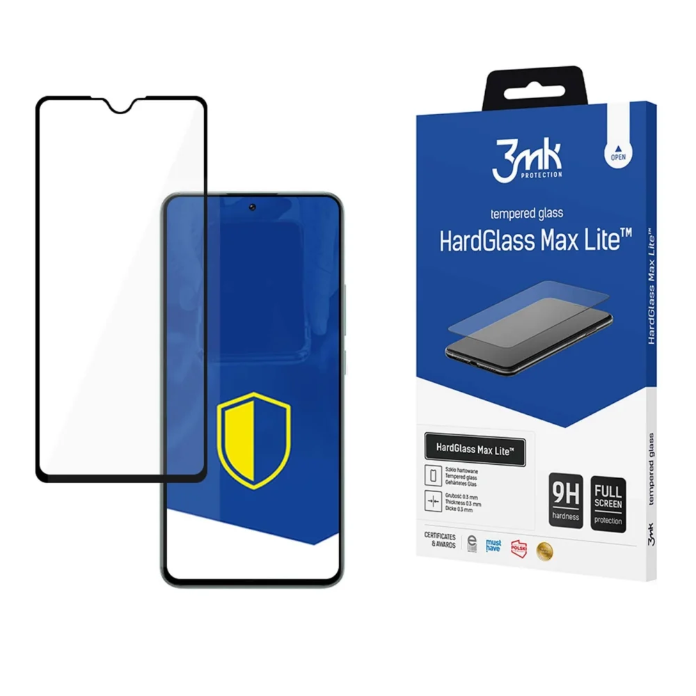 9H 3mk HardGlass Max Lite™ glass for Motorola Moto G34eng