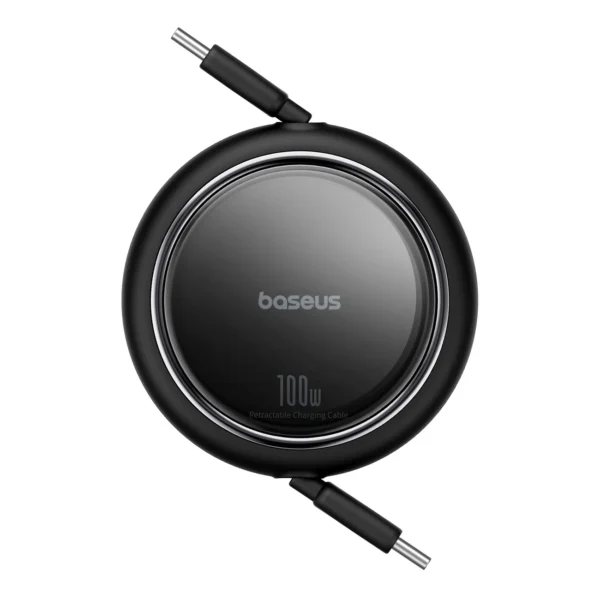 Baseus Free2Draw Mini USB-C - USB-C 100W 1m retractable cable - blackeng