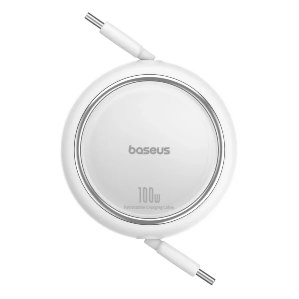 Baseus Free2Draw Mini USB-C - USB-C 100W 1m retractable cable - whiteeng