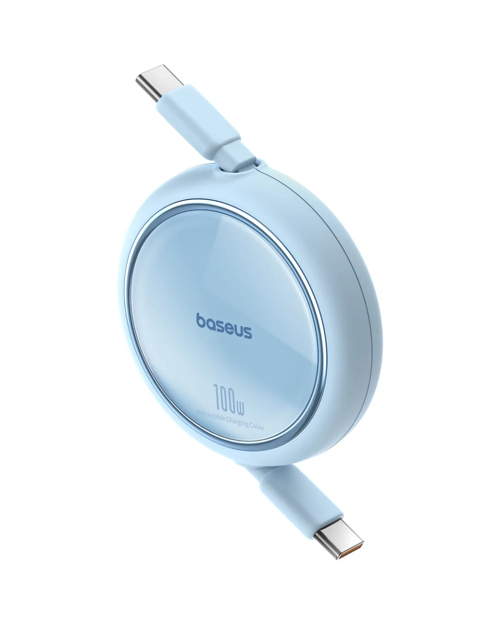 Baseus Free2Draw Mini USB-C - USB-C 100W 1m retractable cable - blueeng