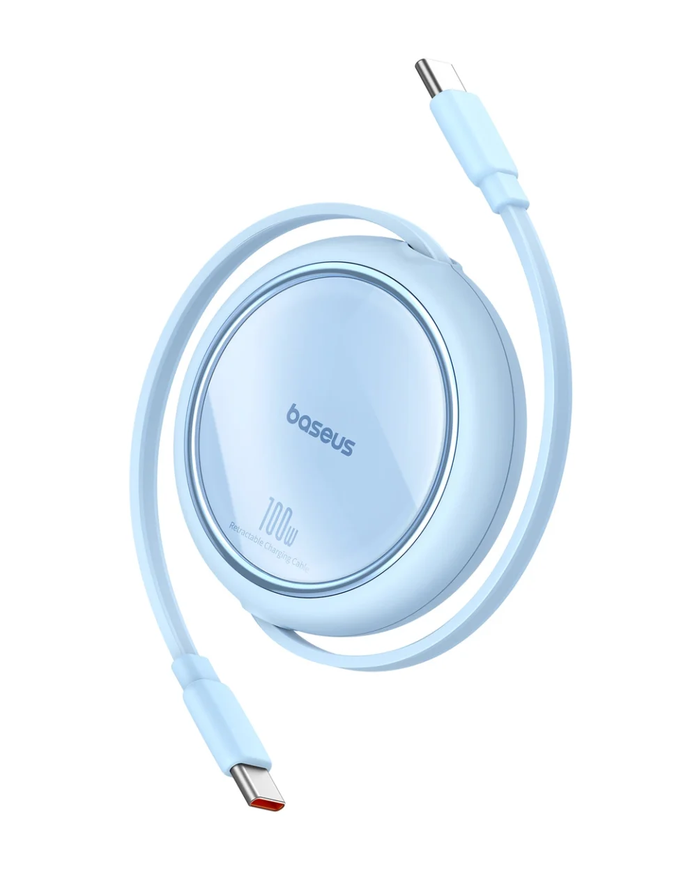 Baseus Free2Draw Mini USB-C - USB-C 100W 1m retractable cable - blueeng