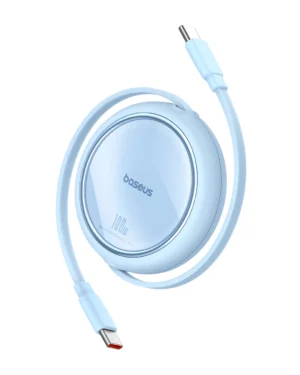 Baseus Free2Draw Mini USB-C - USB-C 100W 1m retractable cable - blueeng