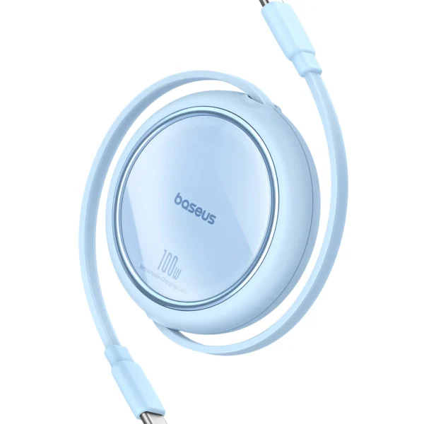 Baseus Free2Draw Mini USB-C - USB-C 100W 1m retractable cable - blueeng