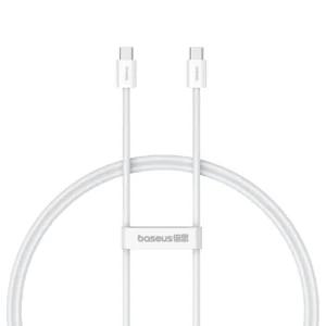 Baseus Superior Series ll USB-C - USB-C 30W 480Mb/s cable 1m - whiteeng