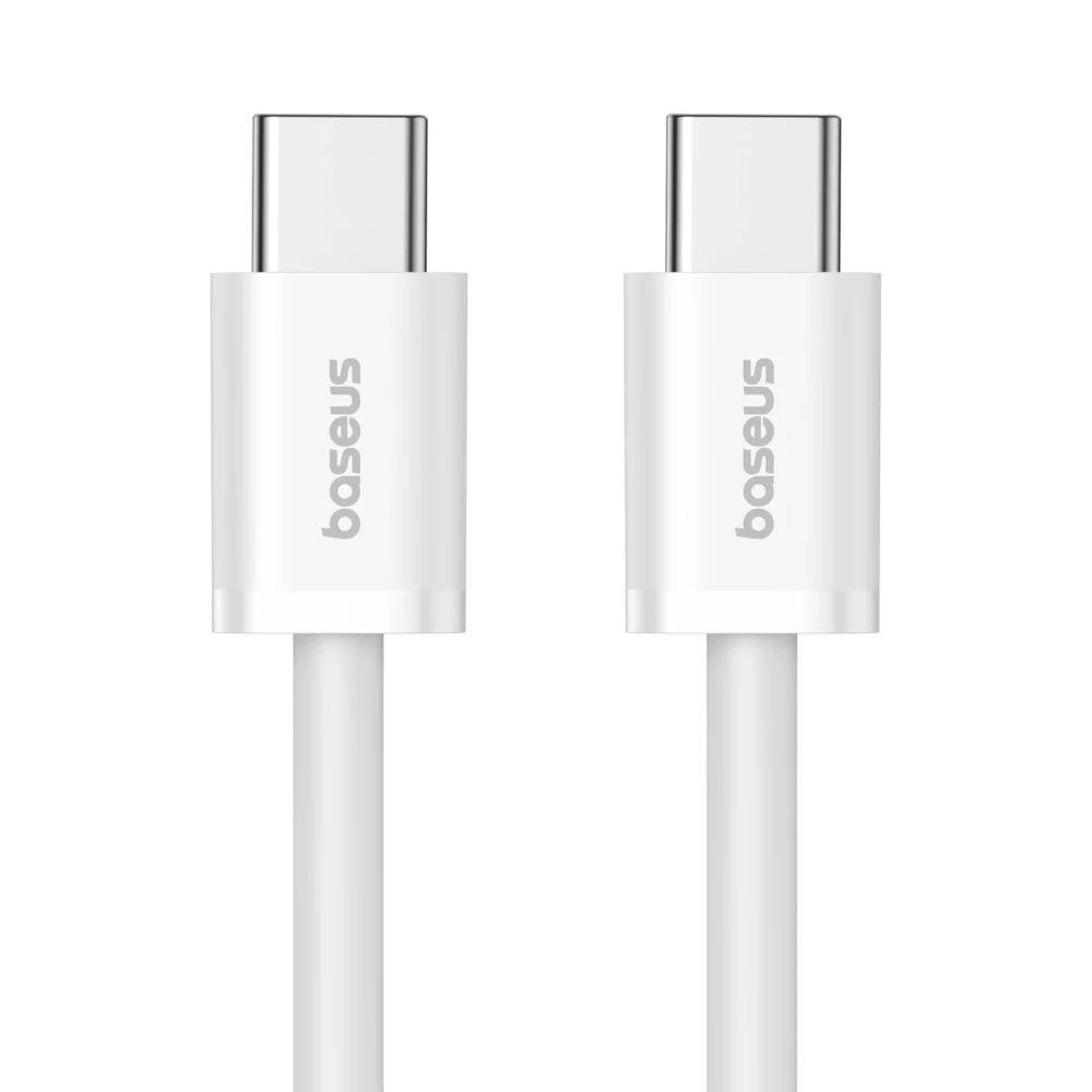 Baseus Superior Series ll USB-C - USB-C 30W 480Mb/s cable 1m - whiteeng