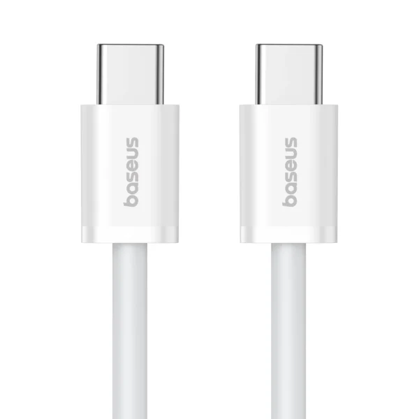Baseus Superior Series ll USB-C - USB-C 30W 480Mb/s cable 1m - whiteeng