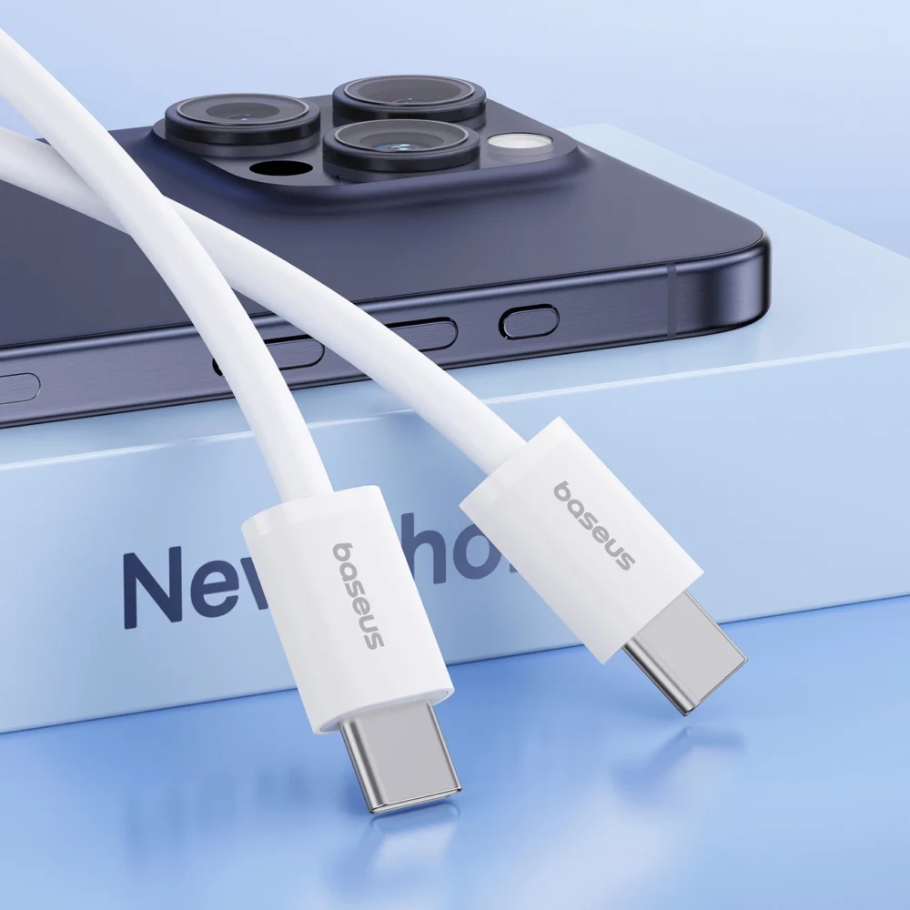 Baseus Superior Series ll USB-C - USB-C 30W 480Mb/s 2m cable - whiteeng